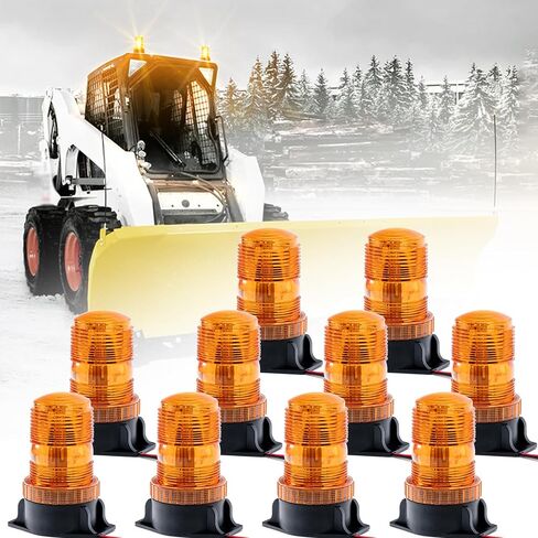 1-PCS 30 LEDS Amber Forklift Beacon Light Strobe Light ، وأضواء سلامة تحذير الطوارئ لشاحنات أعمال البناء DC 10-110V ، جزازة ، جرار ، عربات الجولف ، الحافلة ، محطات الثلج ، مركبات السحب in Kuwait