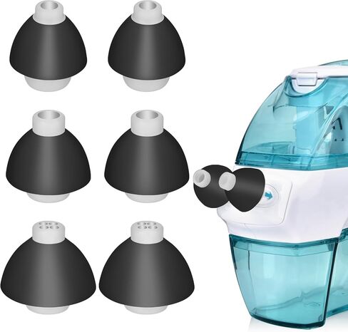 3 Pairs Nose Pillows Compatible with Navage Nasal Care - High Grade Silicone Nose Buds Sinus Pillows Compatible with Navage Nasal Irrigation System (Small, Standard, Extra Large) in Blue & White in Saudi Arabia