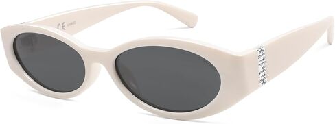 Sojos العصرية البيضاوية النظارات الشمسية المستقطبة النسائية الرجعية الضيقة أنيقة رقيقة y2k sunnies sj2364 in Saudi Arabia