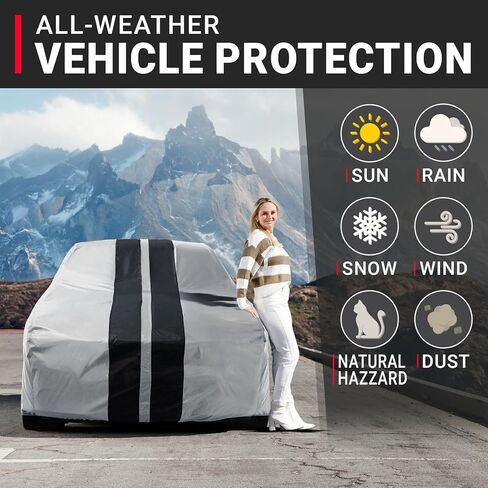 iCarCover Fits: [Porsche 928] 1978-1986 Premium Full Car Cover Waterproof All Weather Resistant Custom Outdoor Indoor Sun Snow Storm Protection Form-Fit Padded Cover with Straps in Saudi Arabia