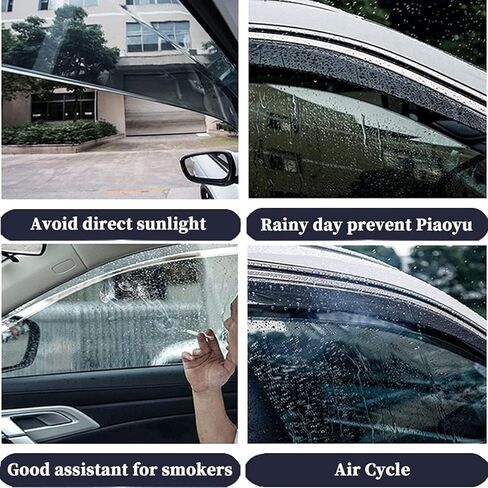 Car Wind deflectors Car Wind Deflectors for SRX MK2 2010-2016, Deflector Shield Side Window Sun Rain Guards Visor Stick-on Fitment in Saudi Arabia