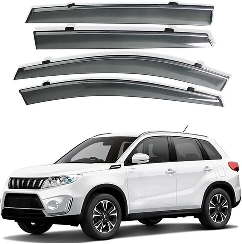 Car Wind deflectors Car Wind Deflectors for Vitara 2015-2021, Deflector Shield Side Window Sun Rain Guards Visor Stick-on Fitment in Saudi Arabia