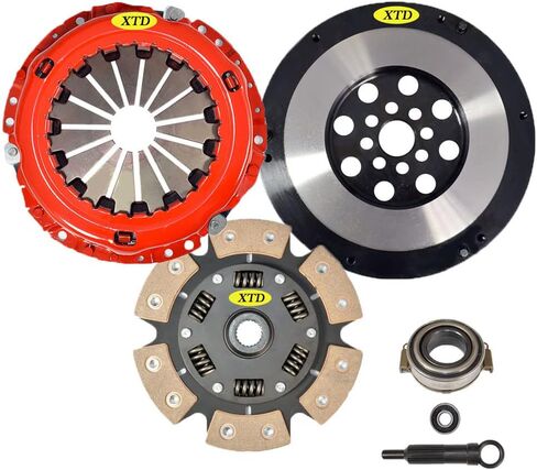 XTD STAGE 3 RACING CLUTCH & FLYWHEEL KIT compatible with Toyota Celica GT-S Corolla XR-S Matrix XR-S Wagon Pontiac Vibe GT Wagon 1.8L 4cyl DOHC; 2ZZ-GE, 6 speed) in Saudi Arabia