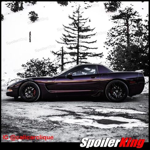 SpoilerKing Duckbill Trunk Spoiler Compatible with Chevy Corvette C5 1997-2004 (380P) Black in Saudi Arabia