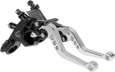 Motoforti Short Brake Clutch Levers for Honda for Kawasaki for Suzuki for Yamaha Adjustable Motorcycle Handlebar Brake Lever Aluminum Alloy Solid Black in Saudi Arabia