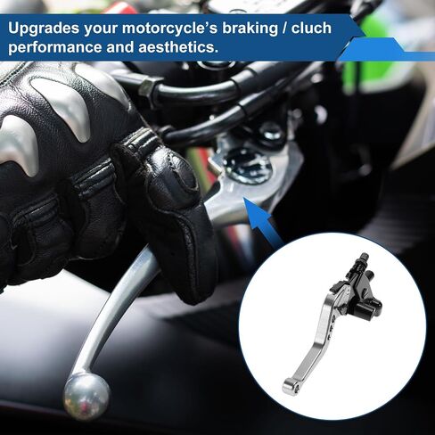 Motoforti Short Brake Clutch Levers for Honda for Kawasaki for Suzuki for Yamaha Adjustable Motorcycle Handlebar Brake Lever Aluminum Alloy Solid Black in Saudi Arabia