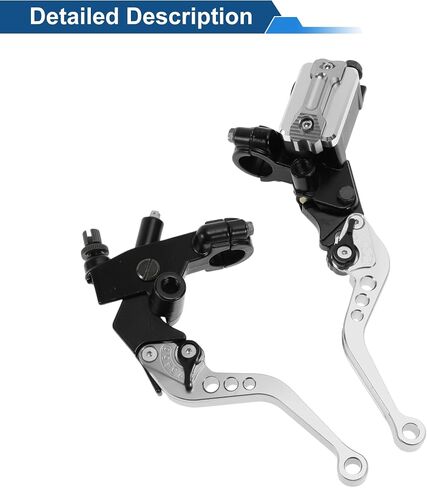 Motoforti Short Brake Clutch Levers for Honda for Kawasaki for Suzuki for Yamaha Adjustable Motorcycle Handlebar Brake Lever Aluminum Alloy Solid Black in Saudi Arabia