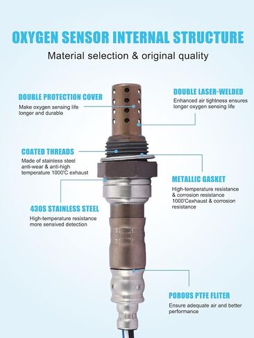 234-4012 234-4018 O2 Oxygen Sensor Upstream Downstream 4PCS for 1996 1997 1998 1999 2000 2001 2002 Chevrolet/Chevy Silverado 1500 Tahoe Express 1500 Suburban, GMC Yukon XL Sierra, Cadillac Escalade in Saudi Arabia