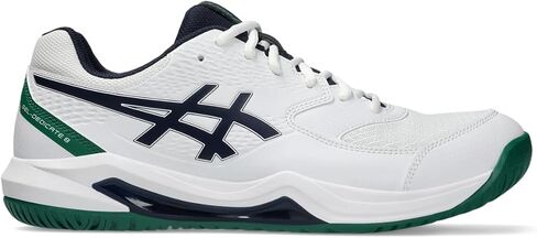 حذاء التنس GEL-DEDICATE 8 للرجال من ASICS، مقاس 11، أسود/أزرق تونا in Saudi Arabia