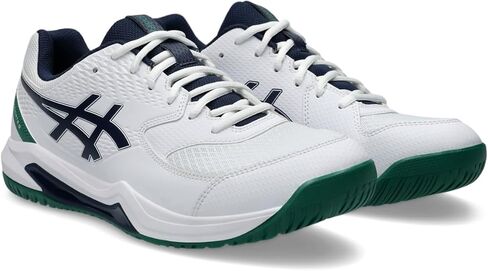 حذاء التنس GEL-DEDICATE 8 للرجال من ASICS، مقاس 11، أسود/أزرق تونا in Saudi Arabia