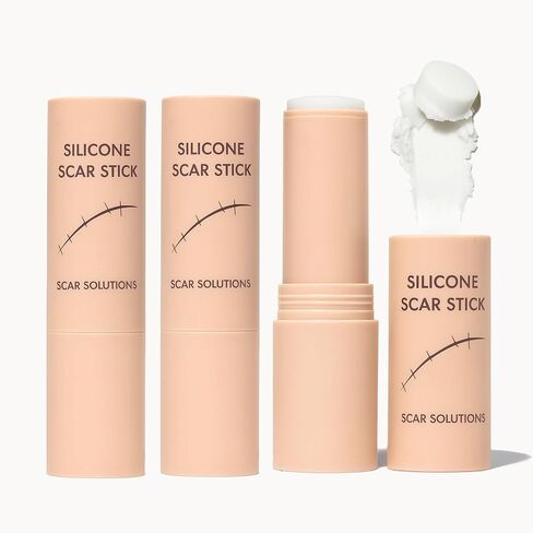 Scar Solutions Silicone Scar Stick,60% Silicone for Face and Body, Stick Applicator Manual Massage Suitable 2PCS in Saudi Arabia