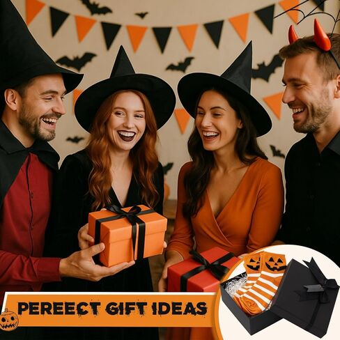 Shihanee 6 أزواج الجوارب الهالوين الجوارب الجوارب اليقطين هدايا الهالوين للنساء الرجال العطلة in Kuwait