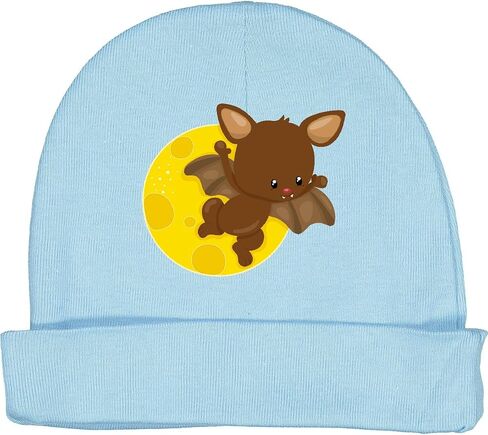 inktastic Cute Bat, Brown, Baby, Flying Bat, Moon Baby Beanie Hat in Saudi Arabia