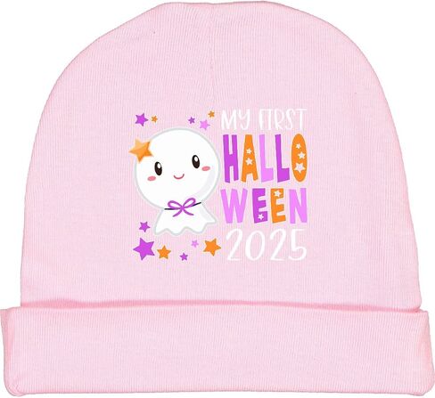 inktastic My First Halloween 2025- Cute Ghost Baby Beanie Hat in Saudi Arabia