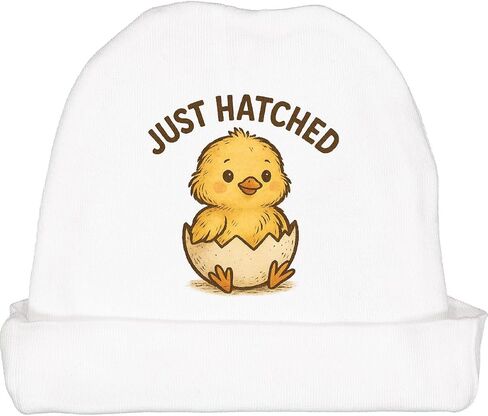 inktastic Adorable Just Hatched Chick Illustration Baby Beanie Hat in Saudi Arabia