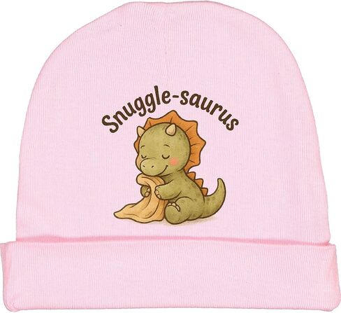 inktastic Snugglesaurus Cute Dinosaur Baby Baby Beanie Hat in Saudi Arabia