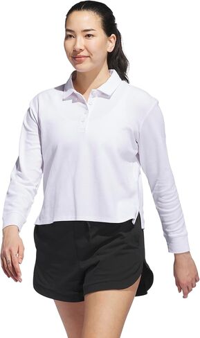 adidas Women's Beyond Long Sleeve Polo Shirt in Saudi Arabia