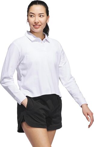 adidas Women's Beyond Long Sleeve Polo Shirt in Saudi Arabia