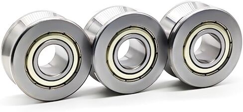 2PCS LV202-41ZZ 15x41x20 mm V Groove Guide Roller Bearing Bearings LV202-41Z ZZ Traces Walking Guide Rail Bearings in Saudi Arabia