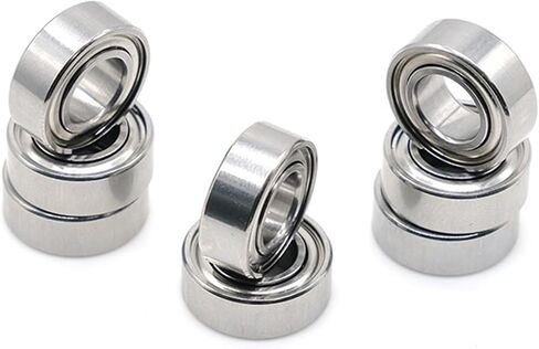 10PCS S687ZZ 7x14x5 mm Bearing ABEC-7 Miniature SUS440 Stainless Steel S687Z Ball Bearings in Saudi Arabia