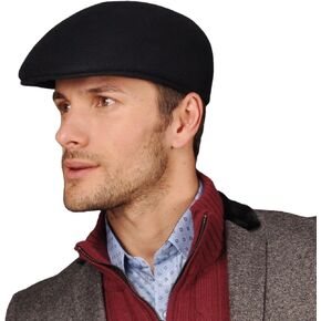 Ascot Newsboy Hat Wool Felt for Men Crushable Sun Protection Water Repellent | Boina para Hombre in Kuwait