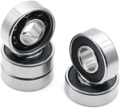 10PCS S689RSCB 9X17X5 mm ABEC-7 689 Stainless Steel Hybrid Ceramic Ball Bearing Without Grease Fast Turning in Saudi Arabia