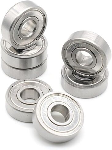 10PCS S608ZZ 8 * 22 * 7 mm Bearing ABEC-7 Stainless Steel Ball Bearings S608Z S608 Z ZZ in Saudi Arabia