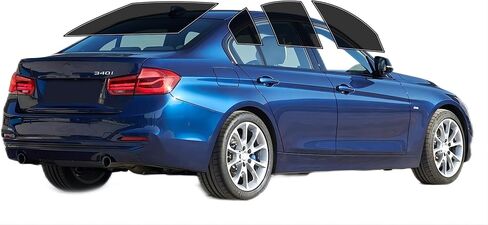 AUTOTEK Precut All Sides Windows Tint Film Cars Sun Blocking Protection Privacy Anti Shatter Glass Film Any Tint Shade kit for BMW 3 Series Sedan 2012-2018 in Saudi Arabia