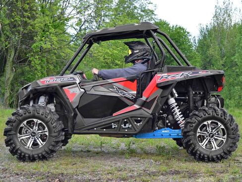 SuperATV Heavy Extended Duty Rear Trailing Arms for Polaris RZR XP Turbo/XP 4 Turbo (2016+) | Red in Saudi Arabia