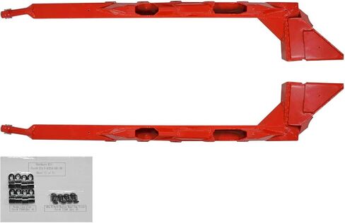 SuperATV Heavy Extended Duty Rear Trailing Arms for Polaris RZR XP Turbo/XP 4 Turbo (2016+) | Red in Saudi Arabia
