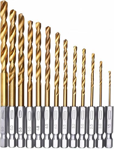 13 قطعة سد hex Shank HSS Titanium مجموعة بتات بتلف بت in Saudi Arabia