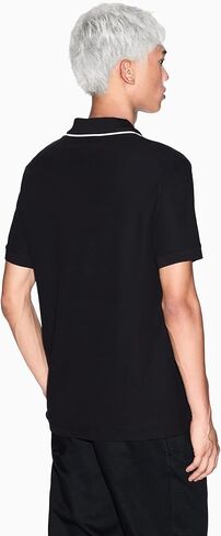 Armani Exchange Mens Johnny Collar Piquet Polo in Saudi Arabia