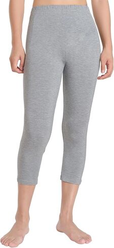 Latuza Women's Bamboo Viscose 21" Capri Pajama Leggings Soft Sleep Leggings in Saudi Arabia
