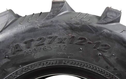 Kenda Executioner K538-27x12-12 الإطار الخلفي لجميع مركبات التضاريس (ATV) ، UTV ، والجانب (SXS)-6 طلاء-27x12x12 in Saudi Arabia