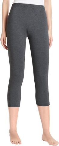 Latuza Women's Bamboo Viscose 21" Capri Pajama Leggings Soft Sleep Leggings in Saudi Arabia