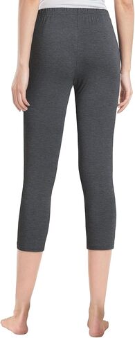 Latuza Women's Bamboo Viscose 21" Capri Pajama Leggings Soft Sleep Leggings in Saudi Arabia