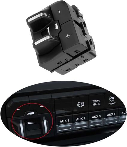 Trailer Brake Controller Module Switch 10-Pin, Trailer Brake Control Switch, Compatible with Dodge Durango 2019-2021 Compatible with Dodge RAM 1500 Classic 2500 3500 4500 5500 2013-2018 in Saudi Arabia