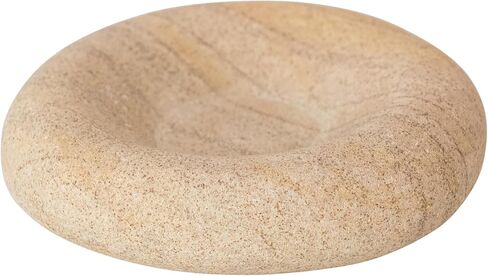 Creative Co-Op Sandstone Organic Shaped Incense Holder, Natural Color in Saudi Arabia