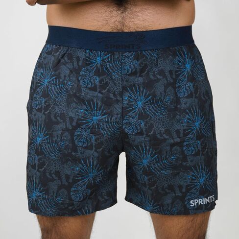 Sprints Mens 2-in-1 Running Shorts, 5 inch Quick Dry Athletic Shorts w/Pockets, Breathable, 4-Way Stretch for Gym & Workout in Kuwait