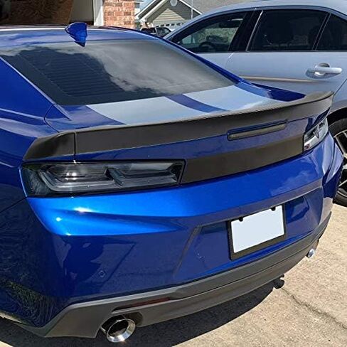 Fits 16-20 3 Piece Blade Matte Black ABS Rear Trunk Spoiler Wing in Saudi Arabia