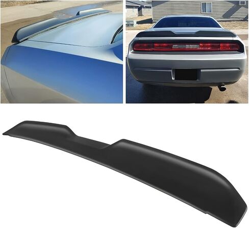 ECOTRIC Rear Trunk Spoiler Wing Compatible with 2008-2017 Dodge Challenger Coupe SRT SXT GT Demon Style in Saudi Arabia