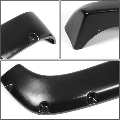 DNA MOTORING WF-CS07-85-MBK Pocket-Rivet Fender Wheel Flare 97.6" 78" Fleetside Bed[07-13 Chevy Silverado],Black in Saudi Arabia