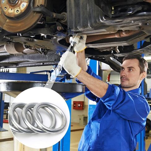 15pcs Car Oil Pan Drain Gasket Drainage Bolt Pad Iron Oil Drain Plug Gasket Replaceable Accessories for Volkswagen Audi in Saudi Arabia