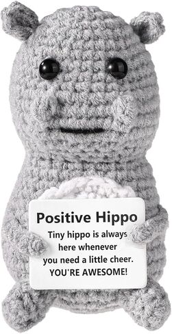 Emotional Support Taco, Crochet Emotional Support Plush, Handmade Taco Potato Toy Plush with Positive Words, Adorable Knitted Doll Inspirational Gift Encouragement Ornament for Friends and Family in Kuwait