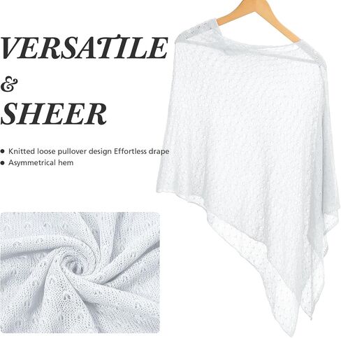 Women Sheer Poncho Shrug Lightweight Women Cape Poncho Shrug Sheer Blouse Top Bolero Shawl for Evening Dress in Saudi Arabia