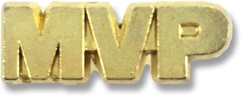 Awards and Gifts R Us 1-1/4 Inch Varsity Chenille Gold Lapel Pin - Package of 20, Poly Bagged in Kuwait