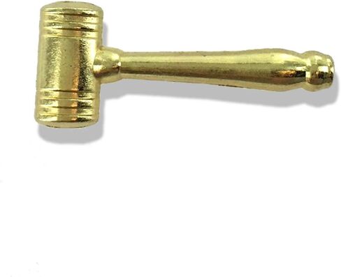 Awards and Gifts R Us 1-1/4 Inch Varsity Chenille Gold Lapel Pin - Package of 20, Poly Bagged in Kuwait