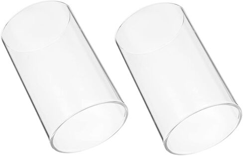 Ciieeo 2pcs شمعة القبة الشفافة تغطي حاملي الشمعة الزخرفية لإضاءة المزاج Cloche Cloche للمنزل و in Kuwait