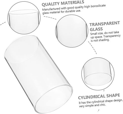 Ciieeo 2pcs شمعة القبة الشفافة تغطي حاملي الشمعة الزخرفية لإضاءة المزاج Cloche Cloche للمنزل و in Kuwait
