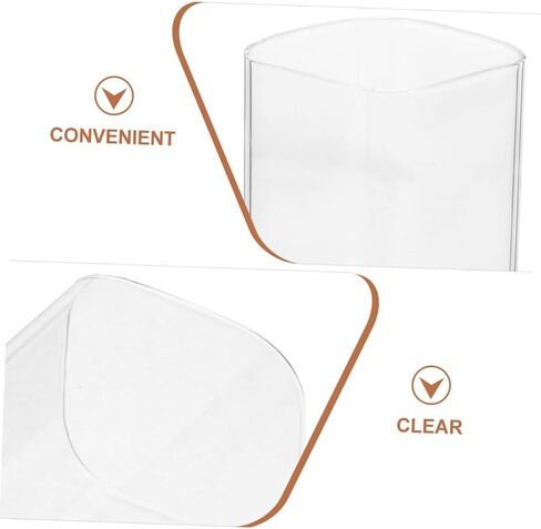 Clear Candle Holder Sleeve Open Ended Shade for Household Use for Weddings and Home Decor Transparent Design in Saudi Arabia
